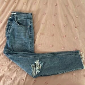 PacSun Women’s Distressed Medium Wash Ultra High Rise Slim Jeans size 29